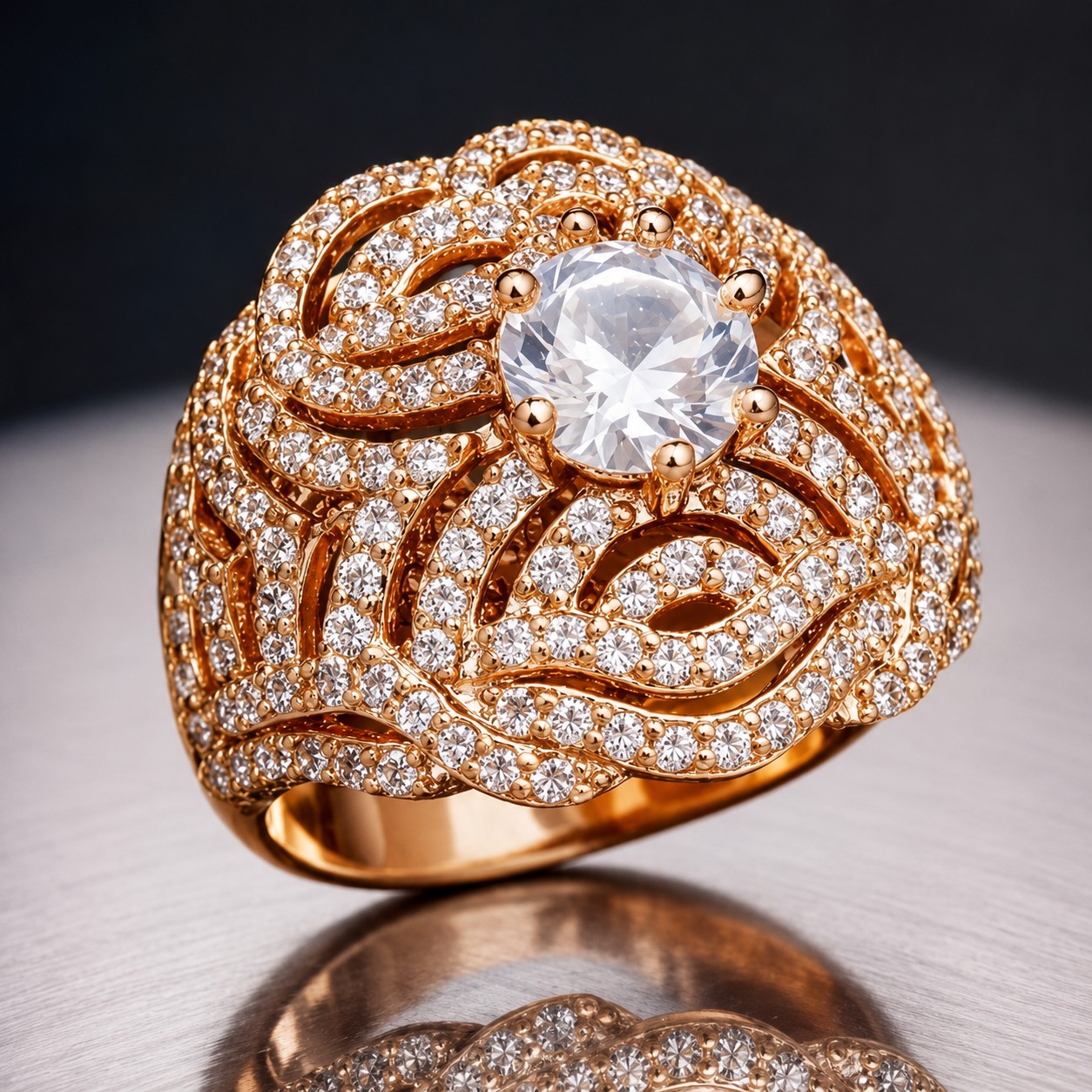 Gold Diamond Ring